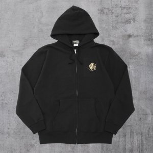 画像3: BAD SQUID フルジップ パーカー / 黒金 (3)