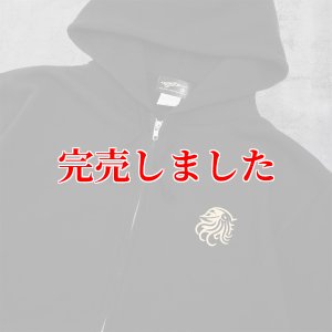 BAD SQUID フルジップ パーカー / 黒金 - エギングショップ SQUID MANIA