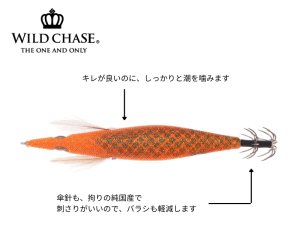 画像4: WILD CHASE 3.0号 (62) RG/閃光メープルオレンジ(UV&RED-glow) (4)