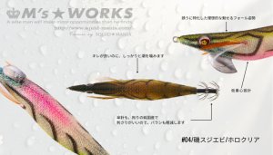 画像4: WILD CHASE 2.5号（04）磯スジエビ/ホロクリア (4)