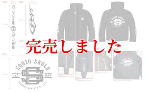 限定 レインジャケット (BLACK×ホワイト) - エギングショップ SQUID MANIA