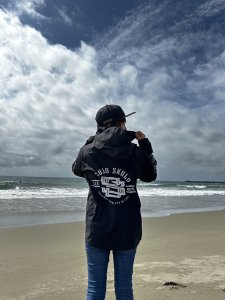 画像8: 限定 レインジャケット (BLACK×ホワイト) (8)