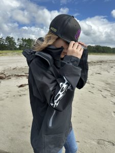 画像10: 限定 レインジャケット (BLACK×ホワイト) (10)