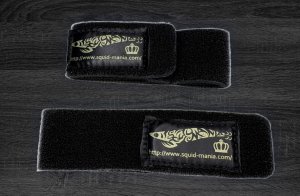 画像1: スクマニ オリジナル ロッドベルト BLACK 『エギトライバル』 (1)