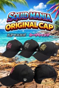 画像1: オリジナルカーブCAP/BLACK 【スクマニロゴ】