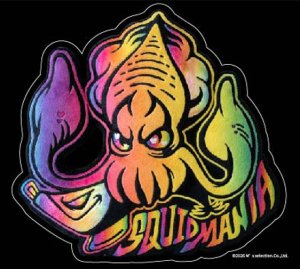 画像1: BADSQUIDスエード風ステッカー (1)