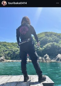 画像3: 継ぎはぎSQUID/DRY-TSQUID / DRY-Tシャツ【黒×ピンクラメ】
