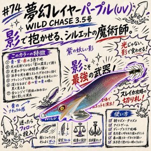 画像4: 3.5号 (74)  夢幻レイヤーパープル(UV) (4)