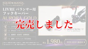 LIVRE バランサー用 フックキーパー Aurora - エギングショップ SQUID