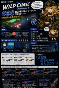 画像1: WILD CHASE 2.5号 #66 RG/レッドヘッド・ネイビー ( glow base )