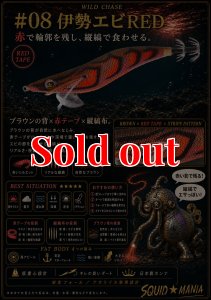 画像1: WILD CHASE 3.5号ラトル（08）伊勢エビRED (1)
