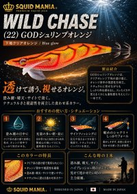 画像1: ウェーブハンター 3.5号SS (22) God Shrimp オレンジ