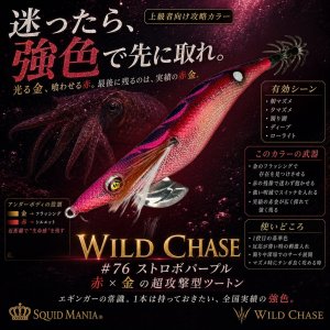 画像1: WILD CHASE 2.5号 (76)  ストロボパープル (1)