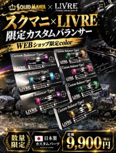 画像2: スクマニ×LIVRE限定カスタムバランサー/BLACK・PINK  type-2 / C1 (2)
