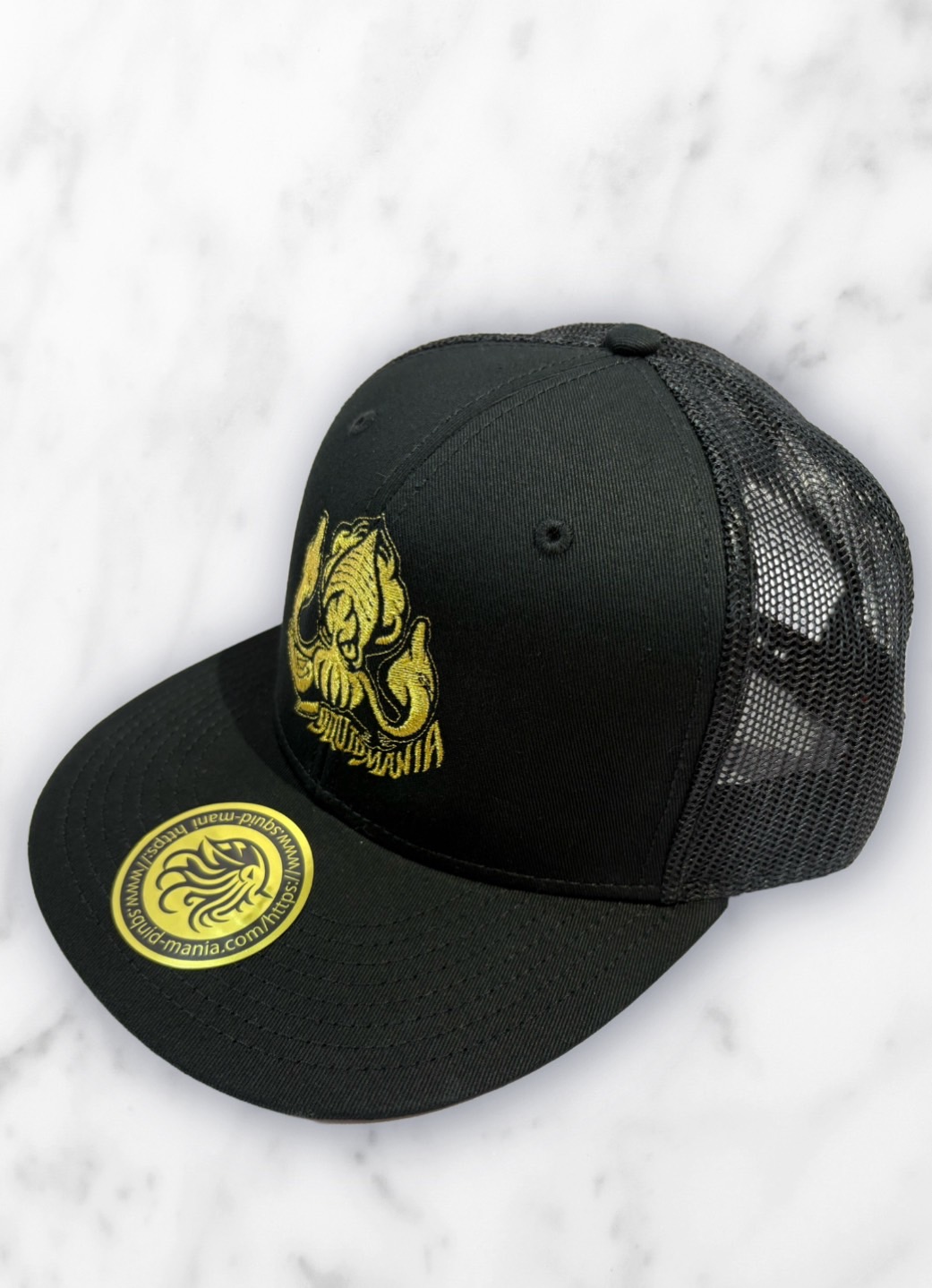 BAD SQUID 2nd フラットCAP『横抱き』