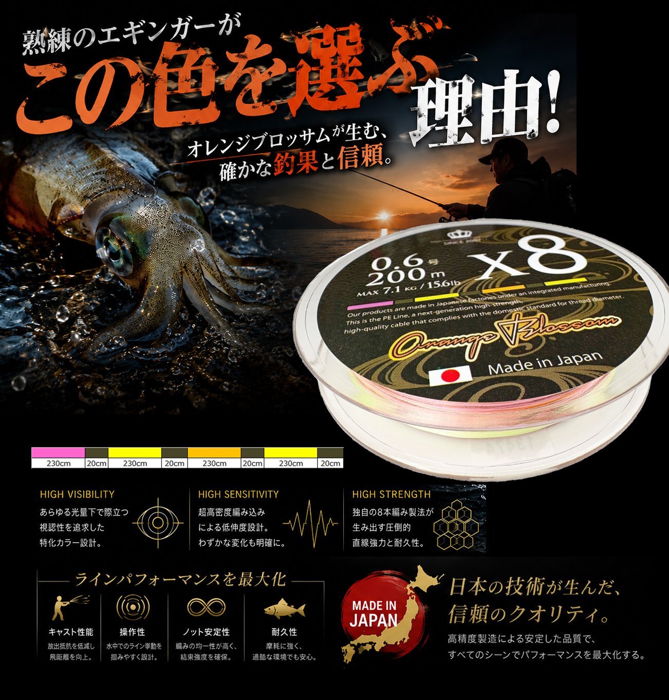 X8-PE Orange Blossom 0.6-200mが本日入荷！！