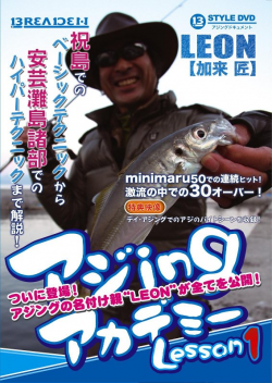 ブリーデンDVD　アジing アカデミー１が入荷！
