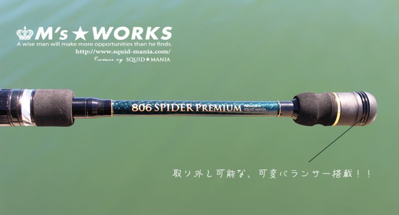 スクイッドマニア806威ダークスパイダーマジョーラカラー - ロッド