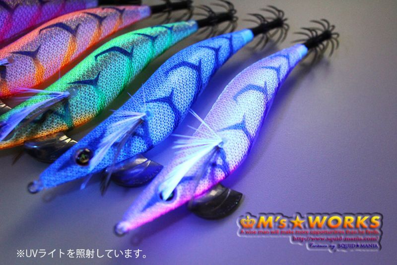 WILD CHASE 3.5号（35）プラチナBLUE/UV - エギングショップ SQUID MANIA