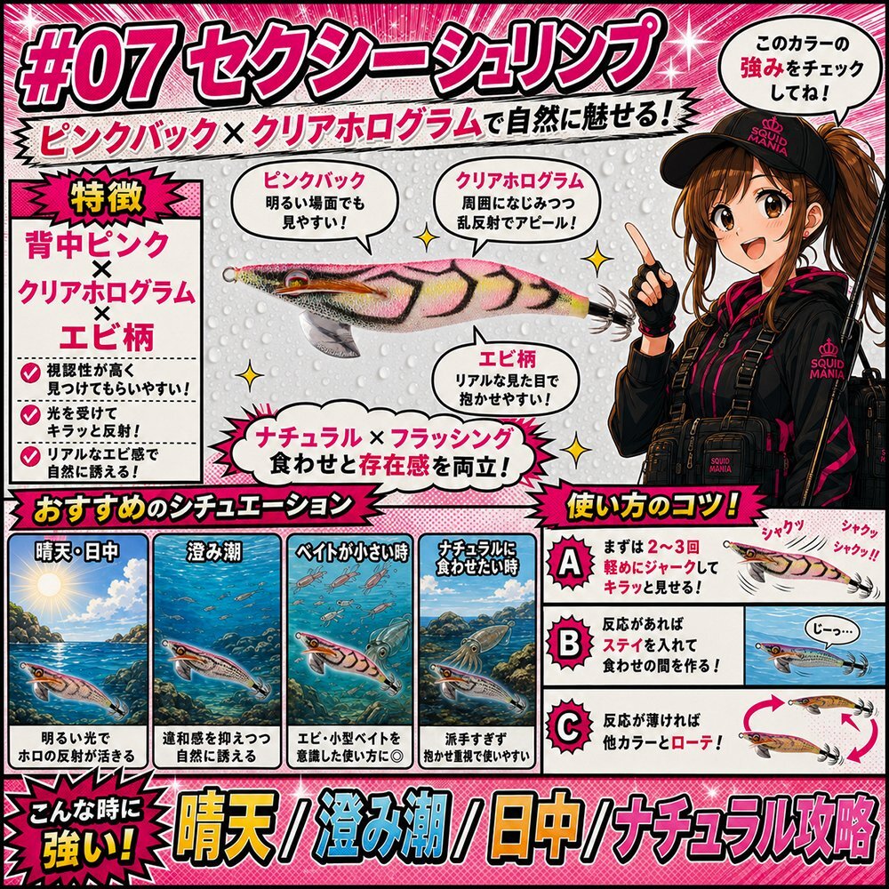 c*o様 1000シリングエキゾチックバタフライ世界限定2500枚2016年発行 WILD CHASE 3.5号（07）セクシーシュリンプ - エギングショップ SQUID